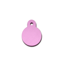 Small Standard Pink Circle ID Tag