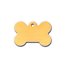 Large Standard Mustard Bone ID Tag