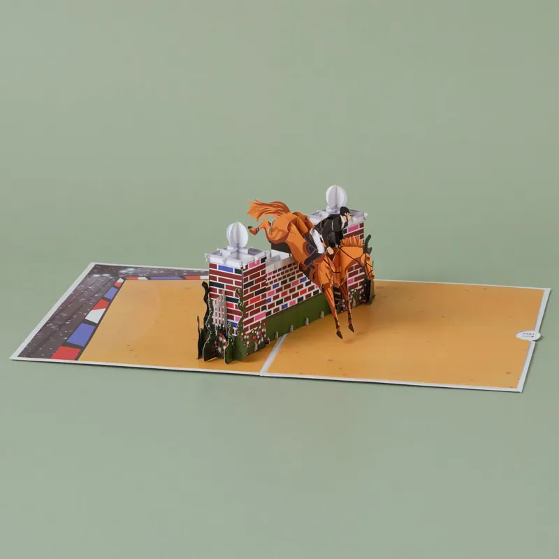 Cardology Show Jumping Pop-Up Card