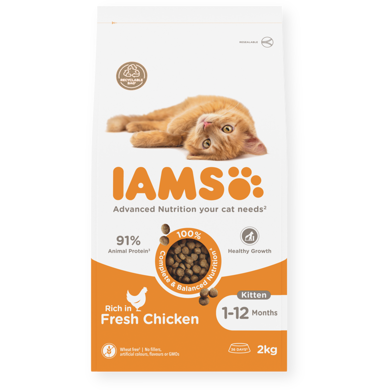Iams Vitality Kitten Chicken 2kg-1