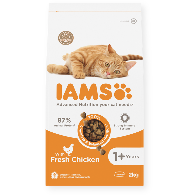 Iams Vitality Adult Cat Chicken 2kg-1