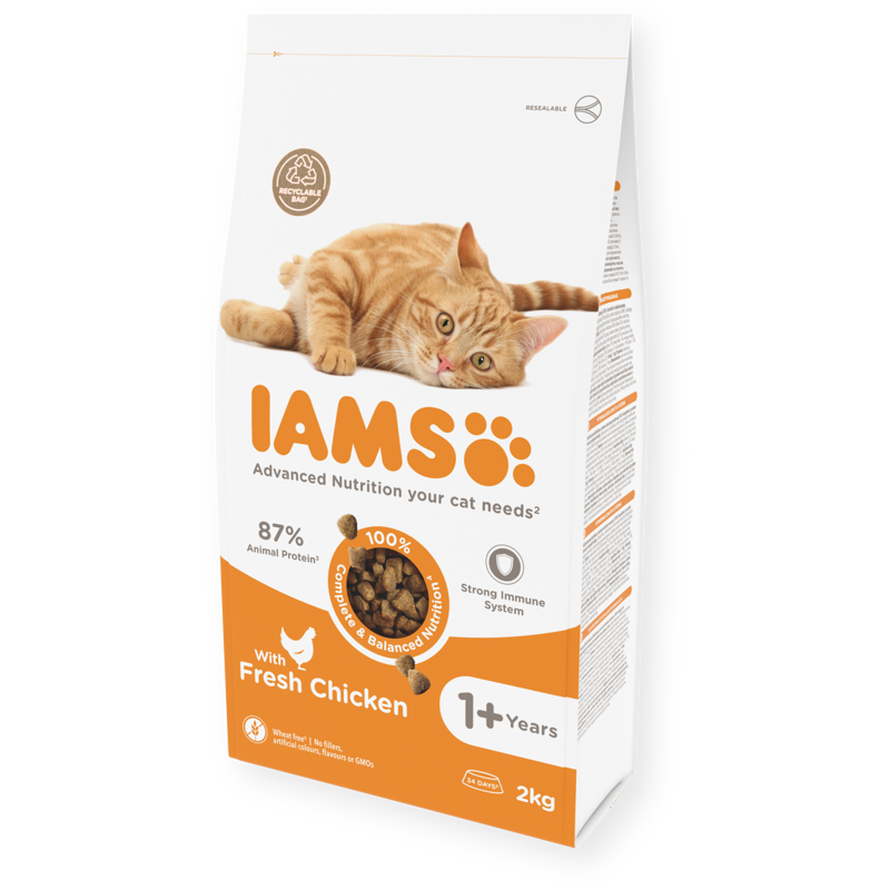 Iams Vitality Adult Cat Chicken 2kg