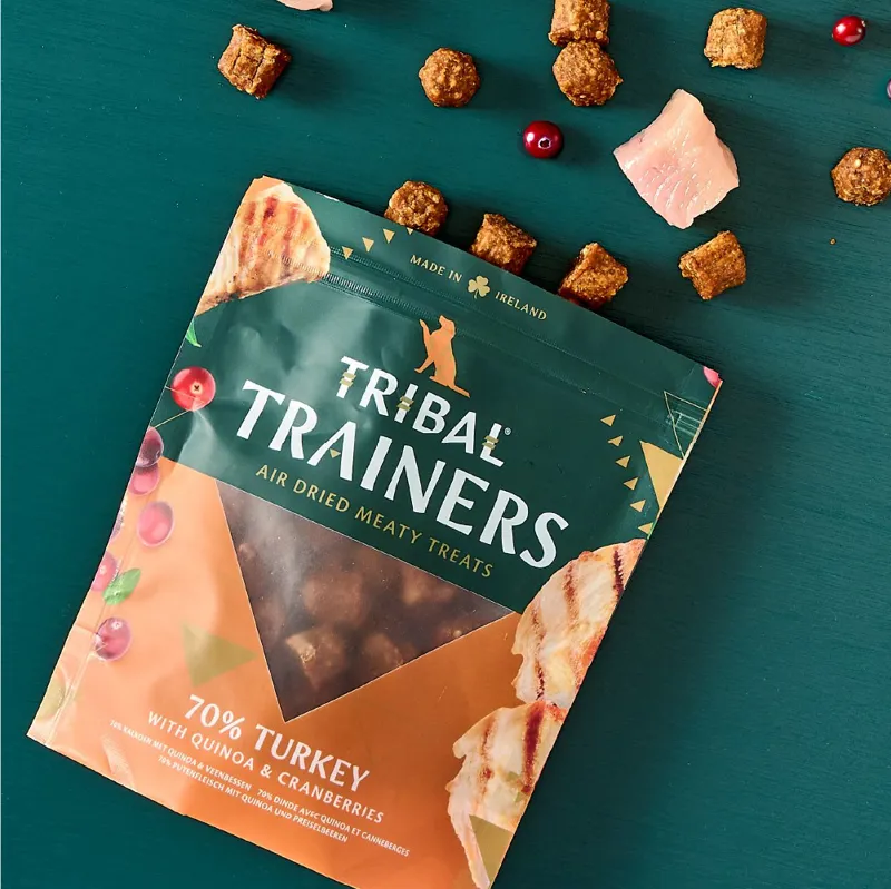 Tribal Trainers Turkey with Quinoa and Cranberry Dog Treats 80g