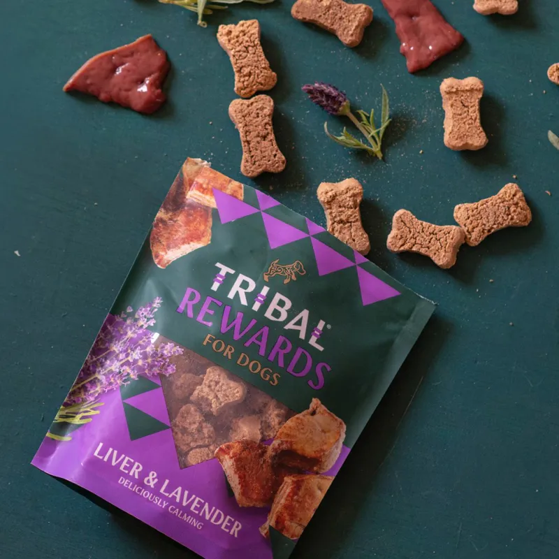 Tribal Rewards Liver and Lavender Dog Biscuits 125g