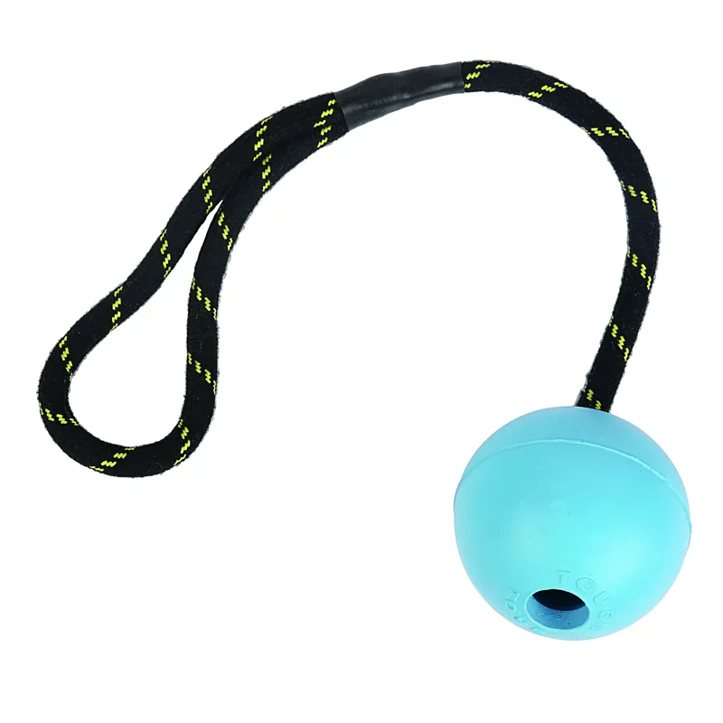 Happy Pet Tough Toys Rope Ball 3.25in