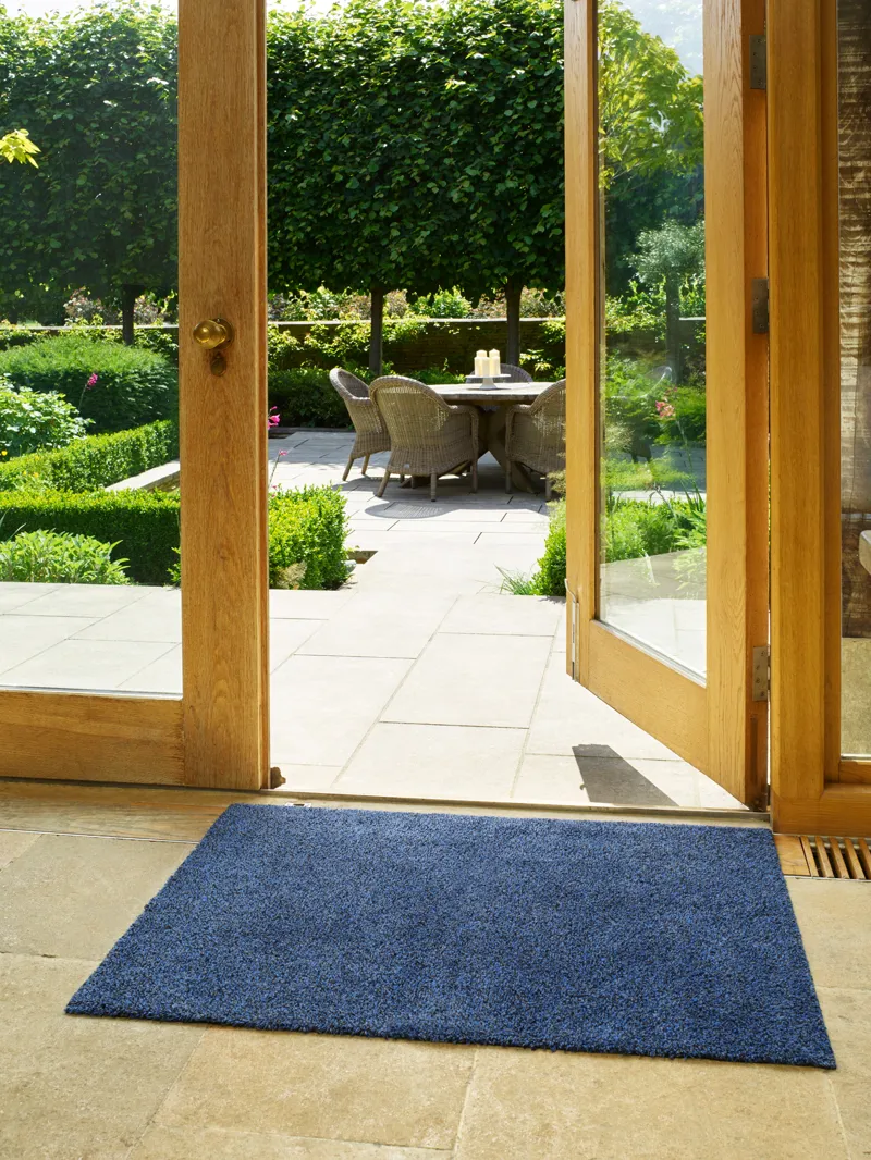 Turtle Mat Multi-Grip Doormat in Blue