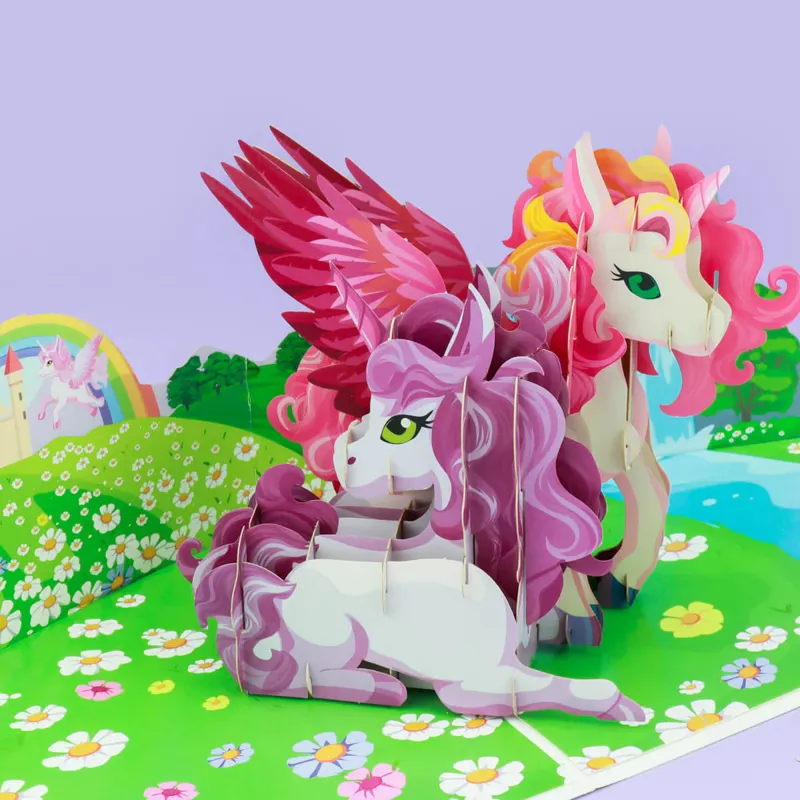 Cardology Unicorn Pop-Up Card