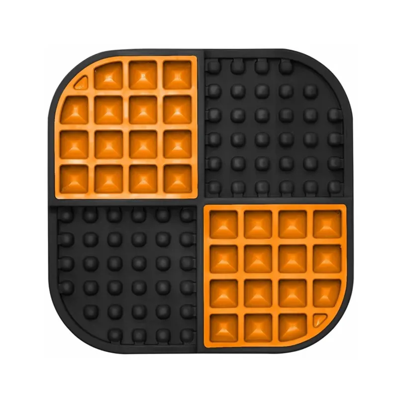 LickiMat Slomo Black Orange
