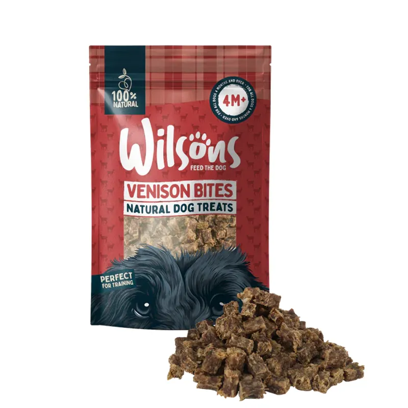 Wilsons Natural Dog Treats Venison Bites-2