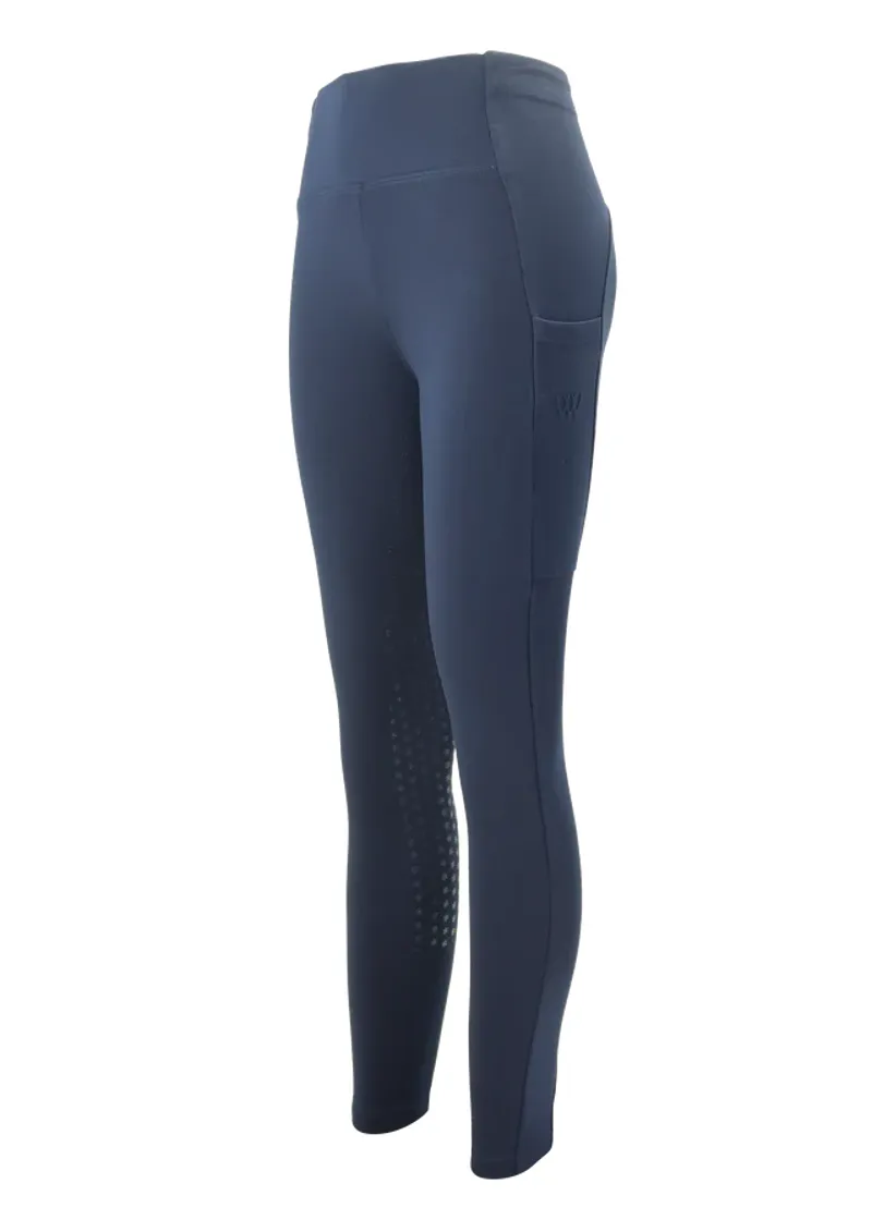 Woof Wear Winter Riding Tights Full Seat Navy
