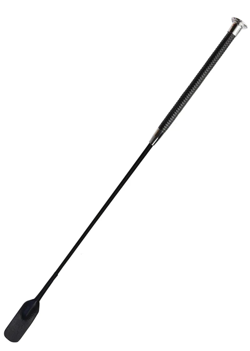 Woof Wear Diamond Dressage Whip Black/Silver 60cm