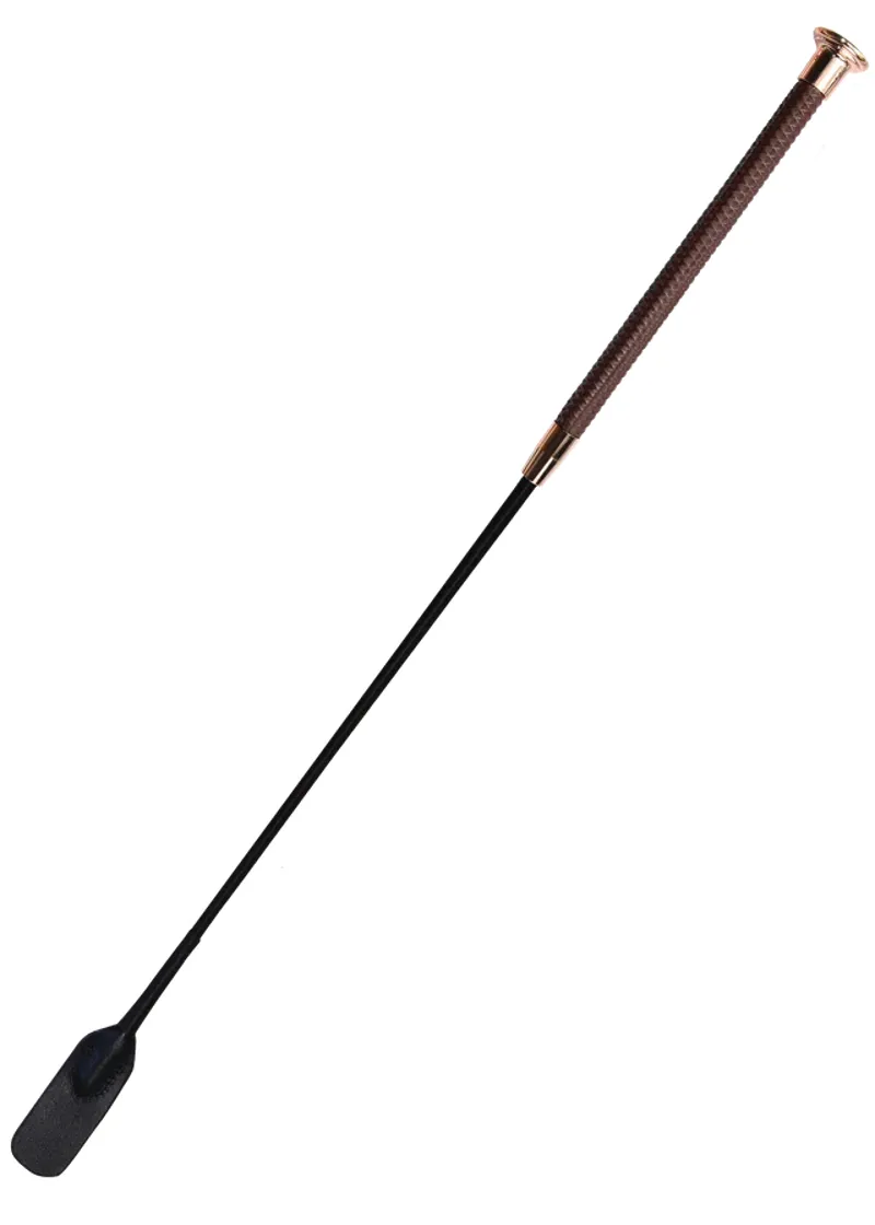 Woof Wear Diamond Dressage Whip Chocolate 60cm
