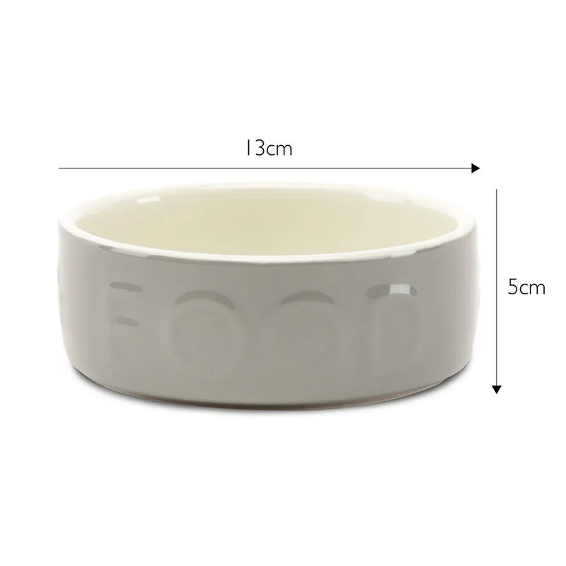 Scruffs 'FOOD' Bowl Grey-1