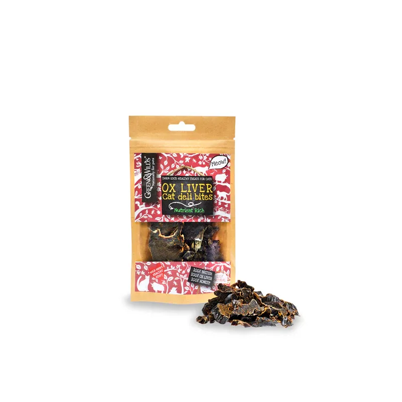 Green and Wilds Ox Liver Deli Bites 40g