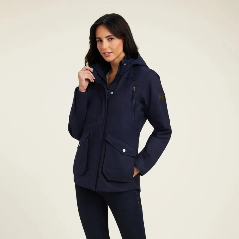 Ariat Womens Sterling Insulated H2O Parka Navy Heather