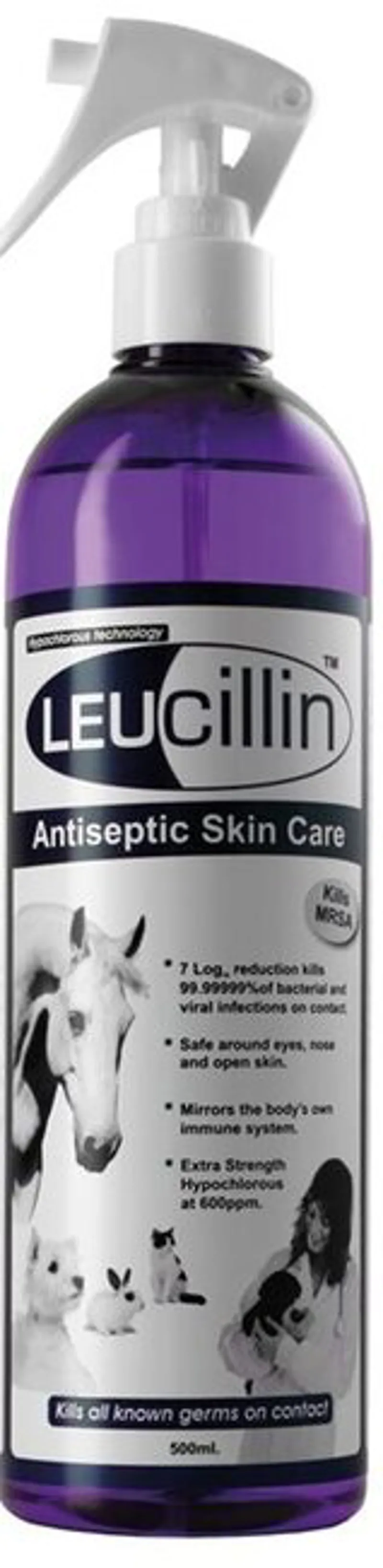 Leucillin Antiseptic Skin Spray 500ml