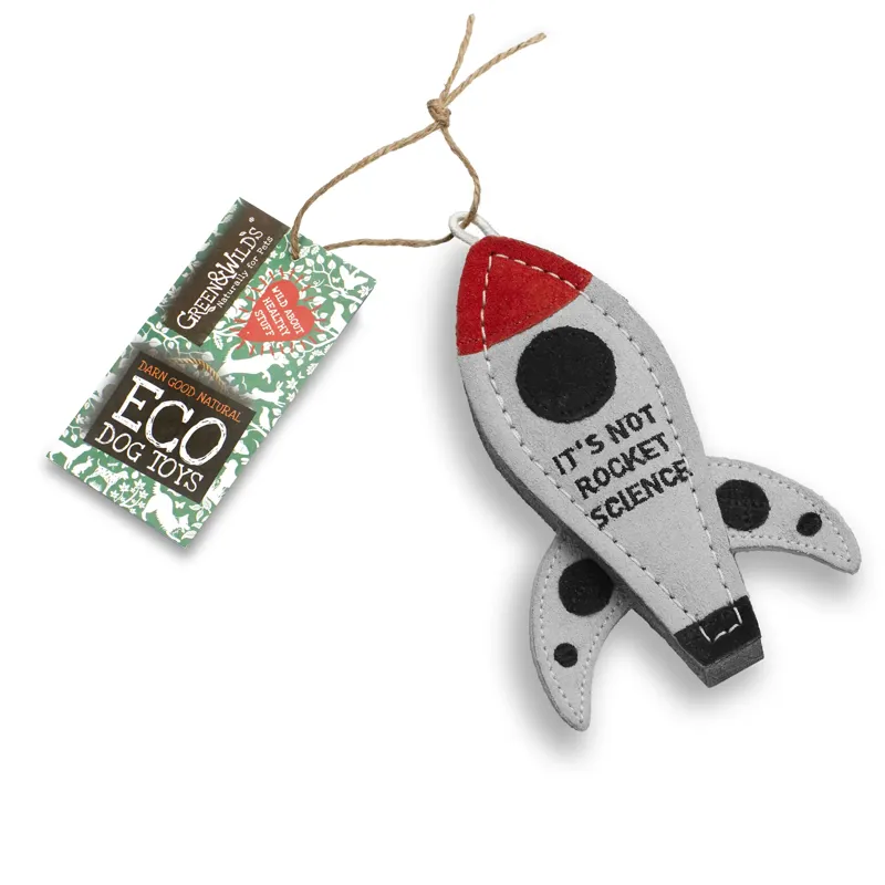 Green and Wilds It's Not Rocket Science Eco Dog Toy