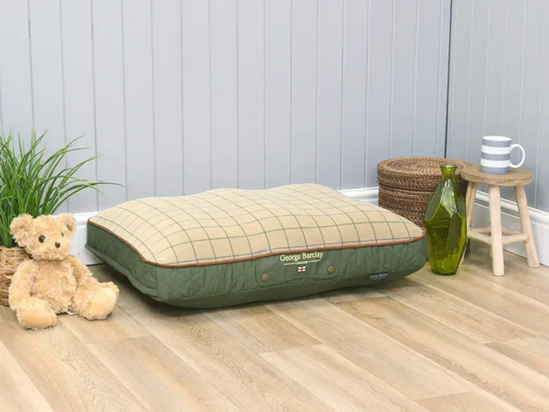 George Barclay Country Dog Mattress Olive Green Medium