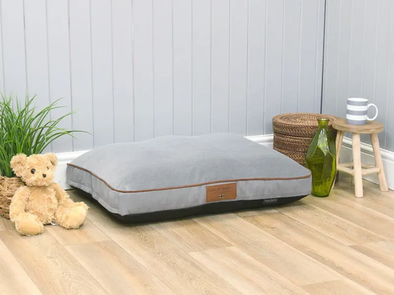 George Barclay Savile Dog Mattress Mason's Grey Medium