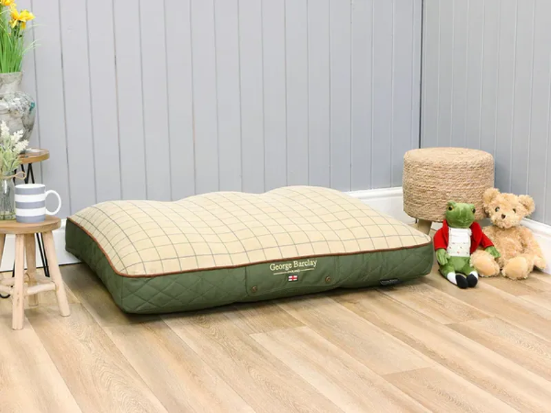 George Barclay Country Dog Mattress Olive Green Large
