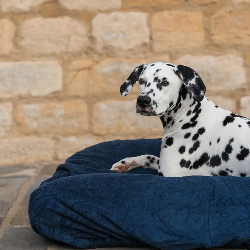 Lords + Labradors Bamboo Drying Cushion Cover - Navy