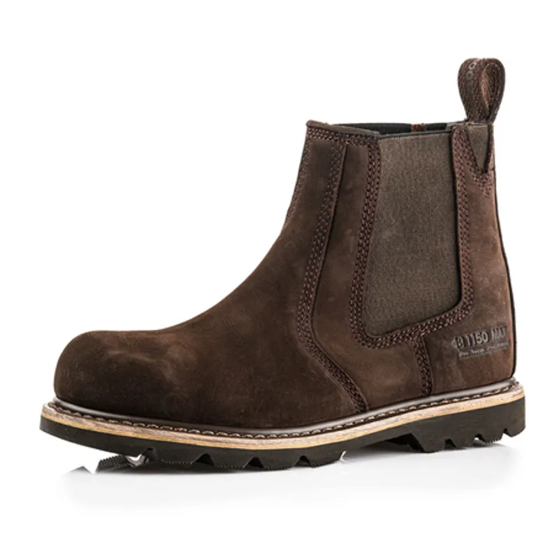 Buckler Safety Dealer Boot Chocolate