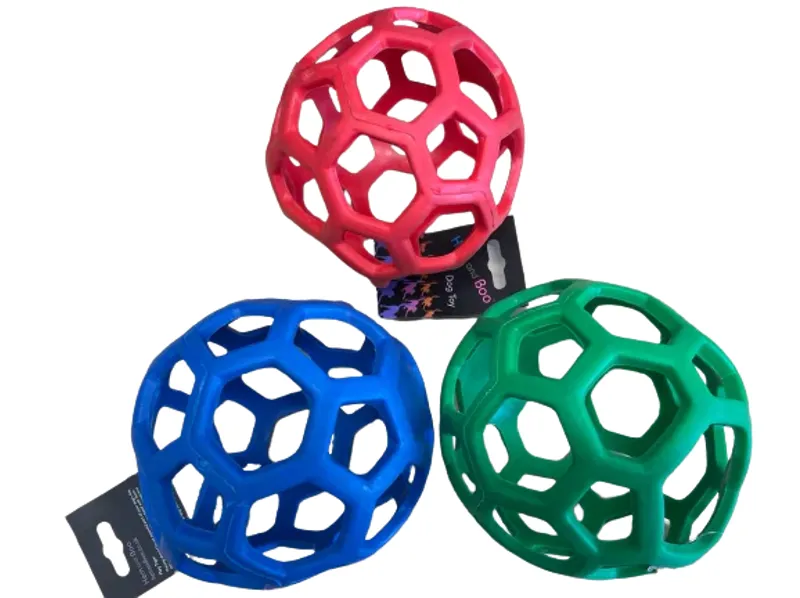 Hem and Boo TPR Holey Ball 5in Assorted