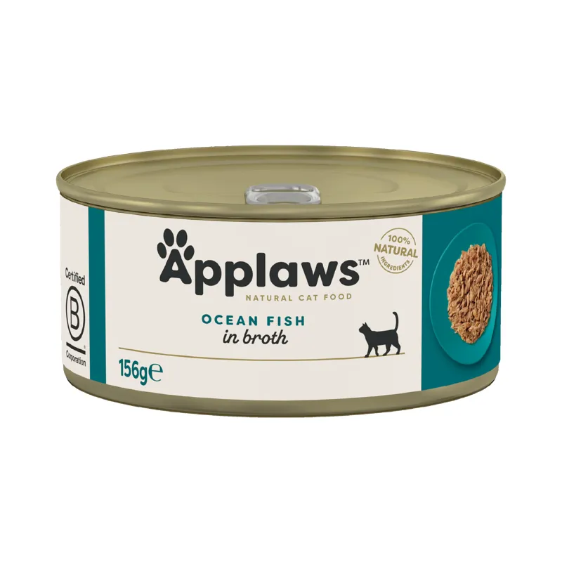 Applaws Cat Can Ocean Fish in Broth 156g