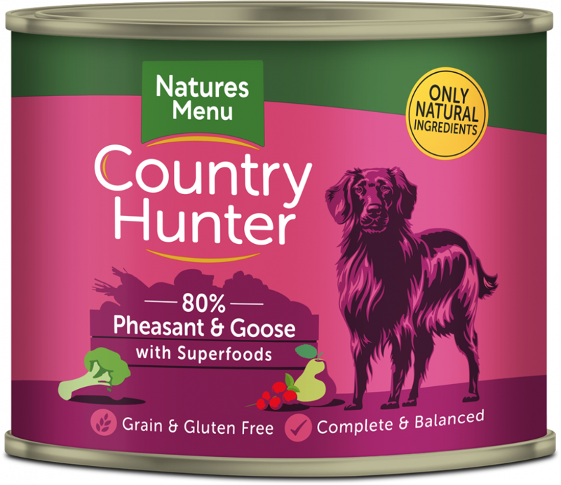 Natures Menu Country Hunter Pheasant and Goose with Superfoods 600g