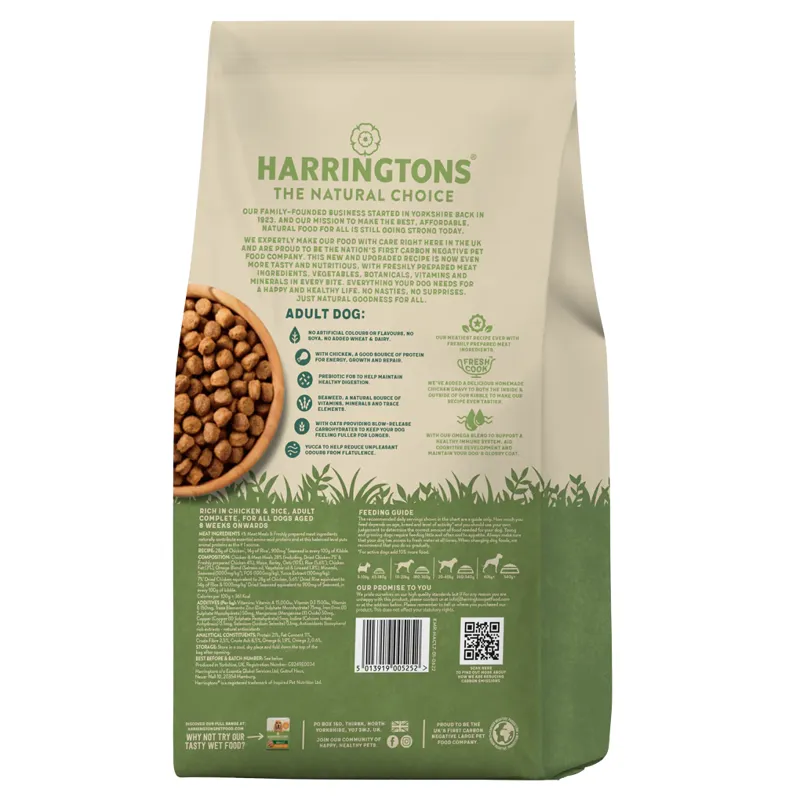 Harringtons Adult Dog Chicken and Rice 1.7kg-1