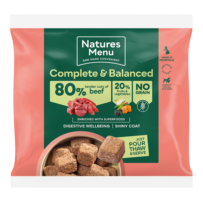 Natures Menu 80% Beef with Superfoods 1kg