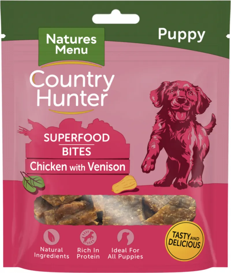 Natures Menu Puppy Chicken with Venison Superfood Bites