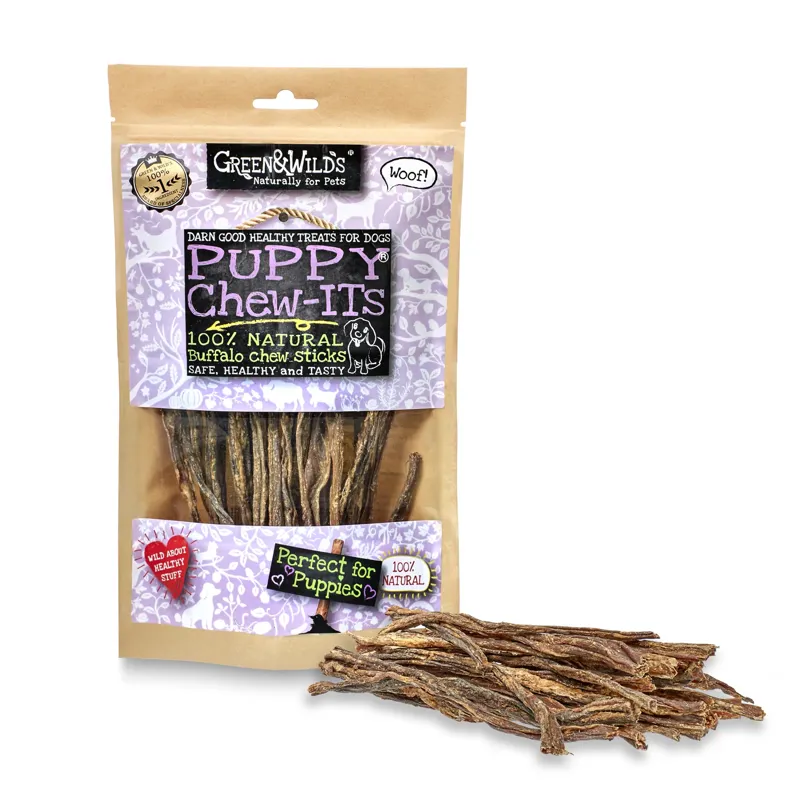 Green and Wilds Puppy Chew-Its 80g