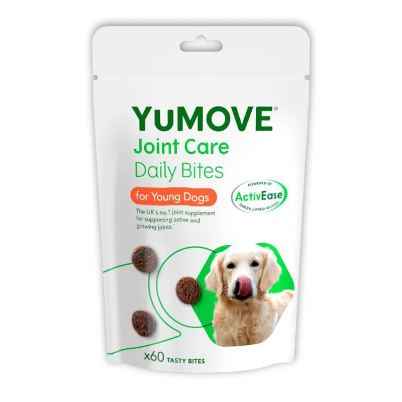 YuMOVE Daily Joint Care Bites for Young Dogs 60pk
