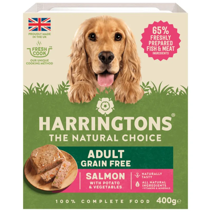 Harringtons Adult Dog Salmon with Potato and Vegetables 400g