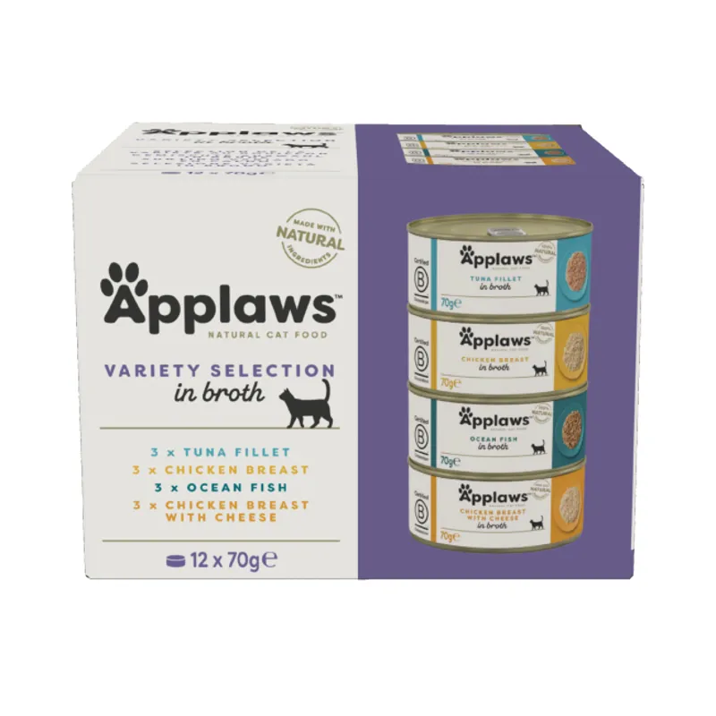 Applaws Cat Can Supreme Selection in Broth 12x70g