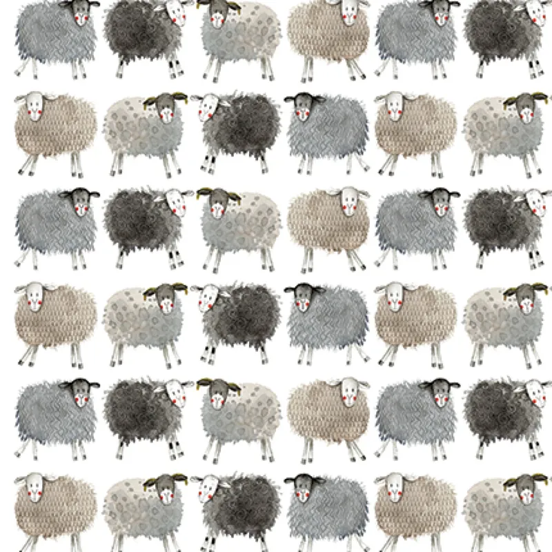 Alex Clark Sheep Bagged Gift Wrap With Tags