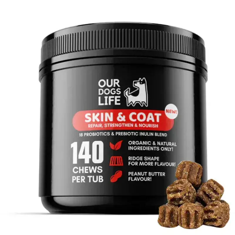 Our Dogs Life Skin and Coat Supplement 140pk