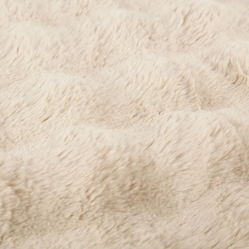 Scruffs Alpine Round Pet Cushion Champagne-2
