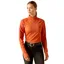 Ariat Womens Facet Long Sleeve Base Layer Burnt Brick