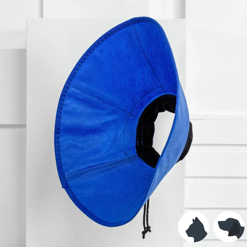 KVP Vet EZ Soft Neck Collar Blue 30-50cm