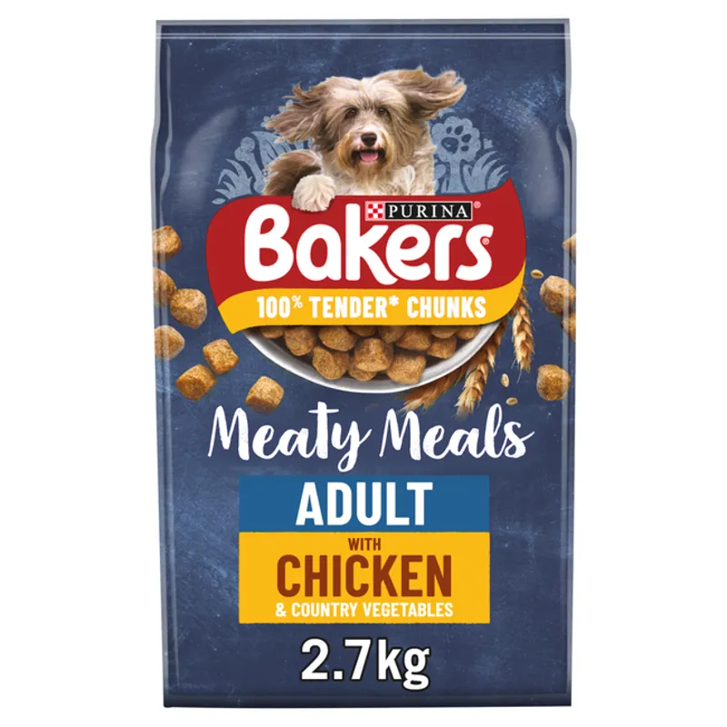 Bakers Meaty Meals Chicken and Country Veg 2.7kg