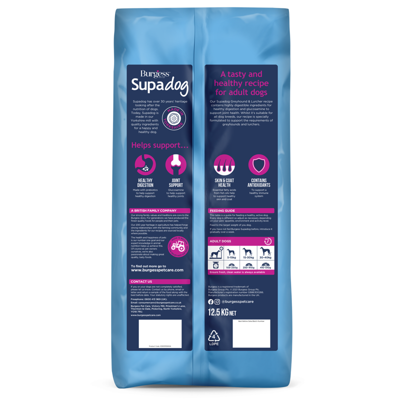 Burgess Supadog Greyhound and Lurcher 12.5kg-1