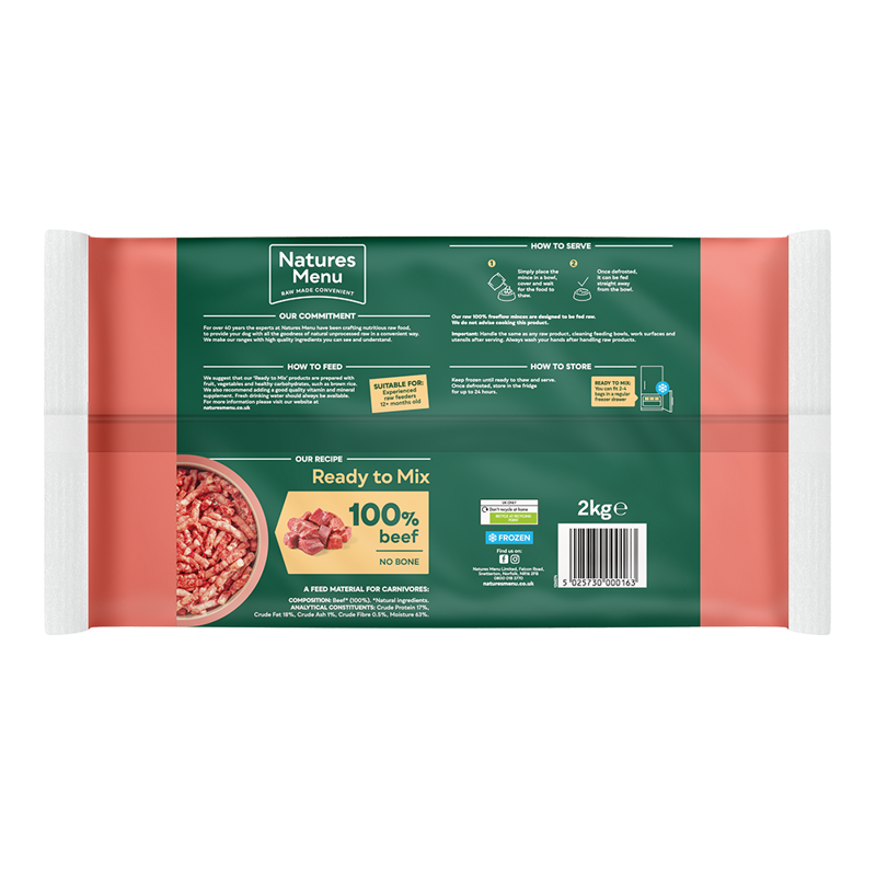 Natures Menu Freeflow Beef 2kg-1