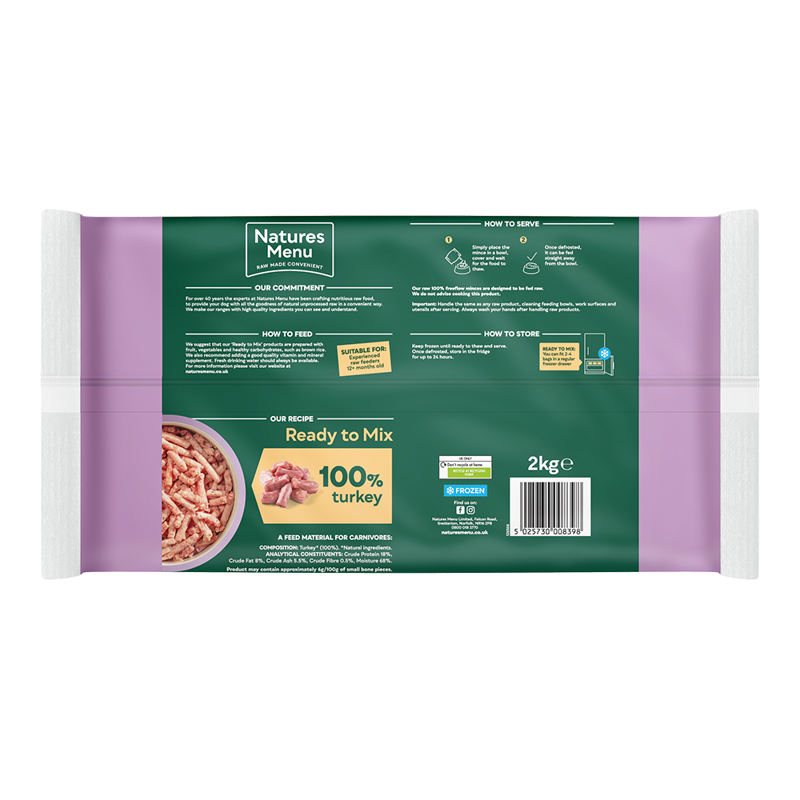 Natures Menu Freeflow Turkey 2kg-1