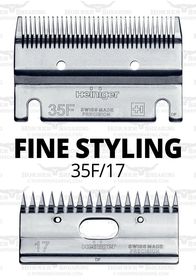 Heiniger 35F/17 Close Style Clipping Blades