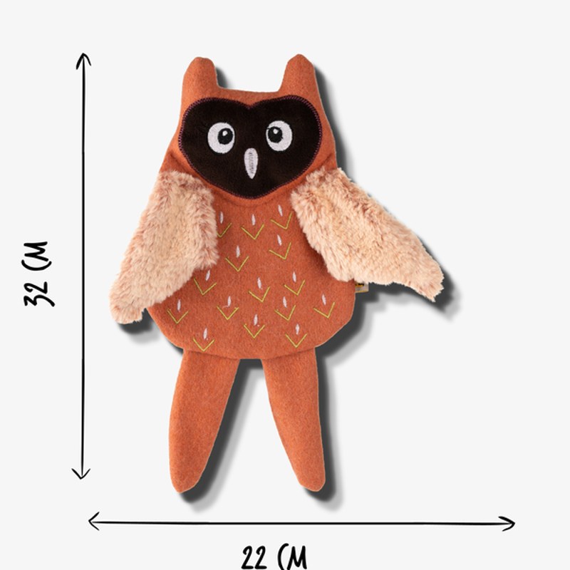Petlove Wonky Woolies Skinz Owl-2