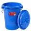Gorilla Bin 30L Bin with Clip Lid Blue