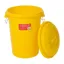 Gorilla Bin 50L Bin with Clip Lid Yellow