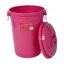 Gorilla Bin 80L Bin with Clip Lid Pink
